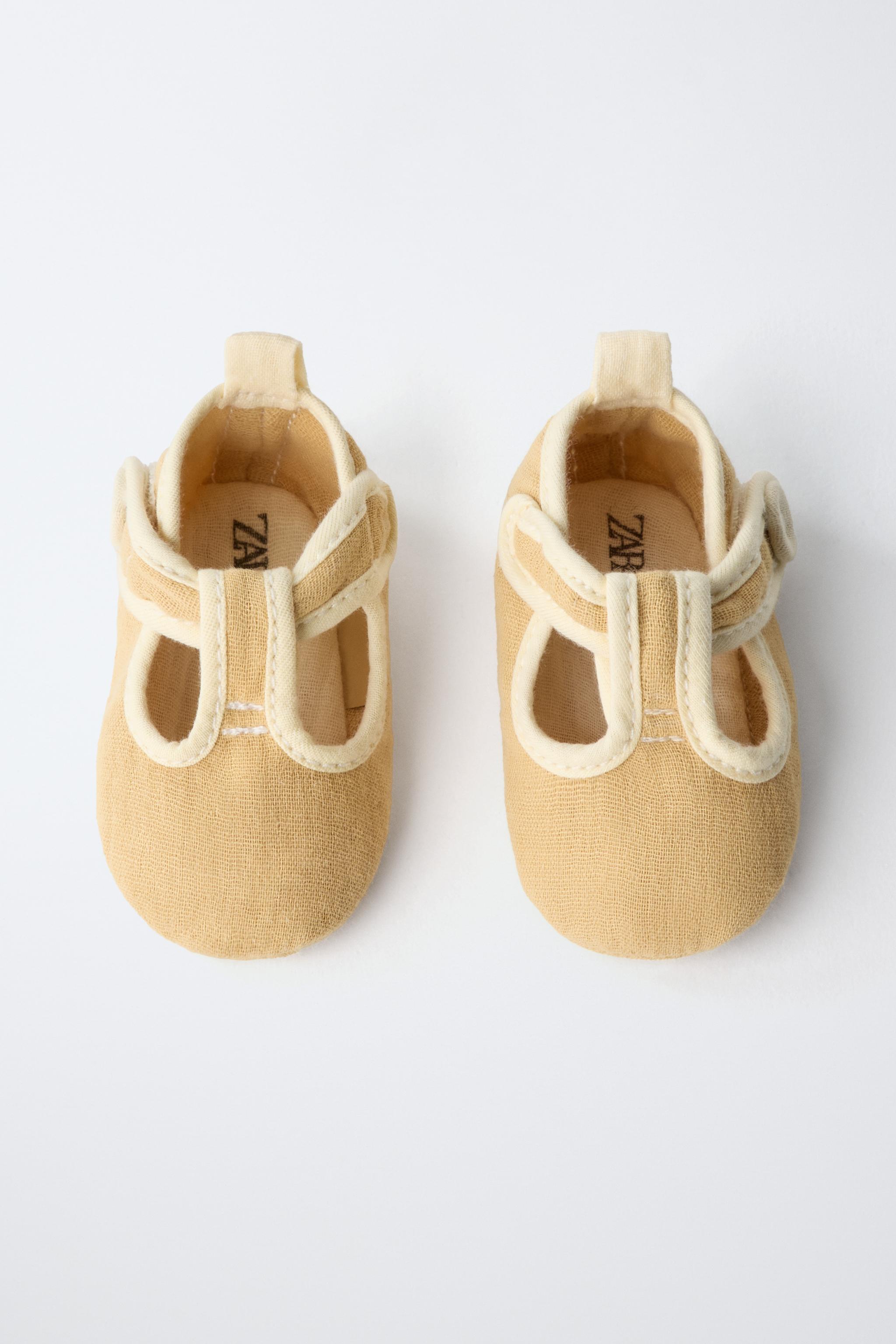CHAUSSONS SANDALES EN COTON